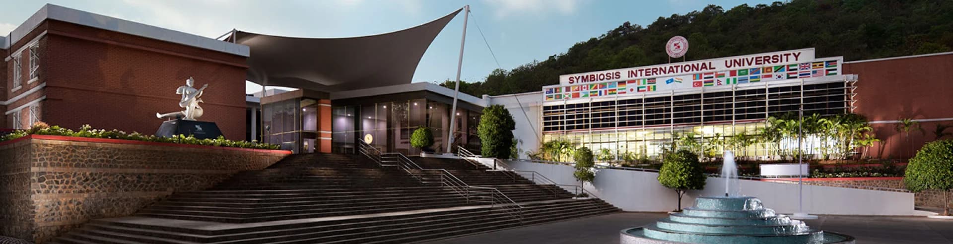 Symbiosis campus building and grounds